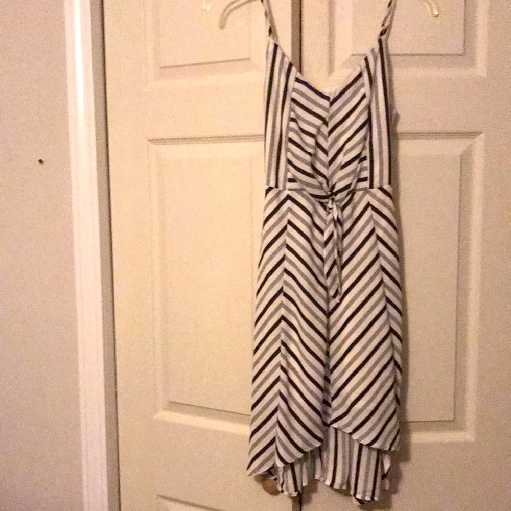 Black and white summer dress